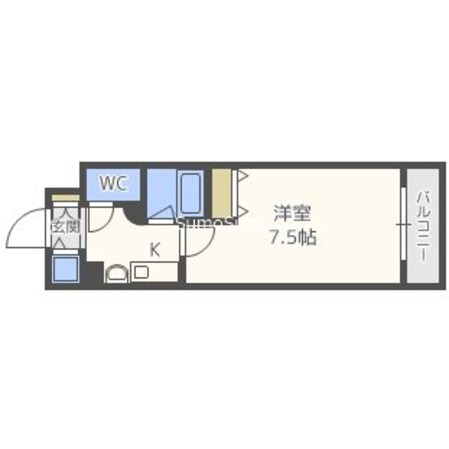 クレアートアドバンス大阪城南の物件間取画像